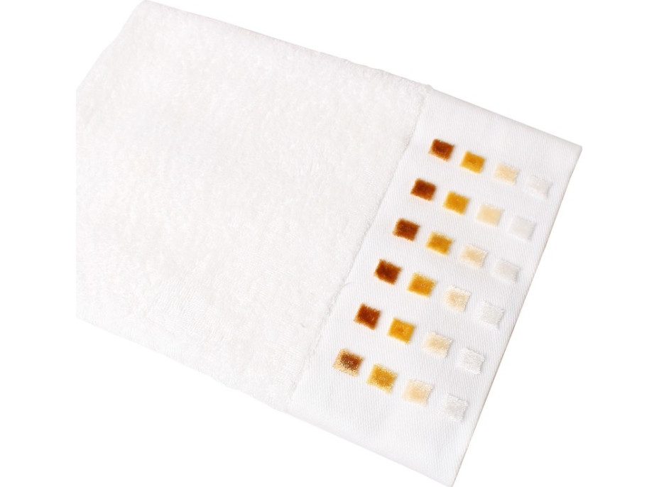 Bavlněný ručník CUBA - 50x90 cm - 500g/m2 - bílý