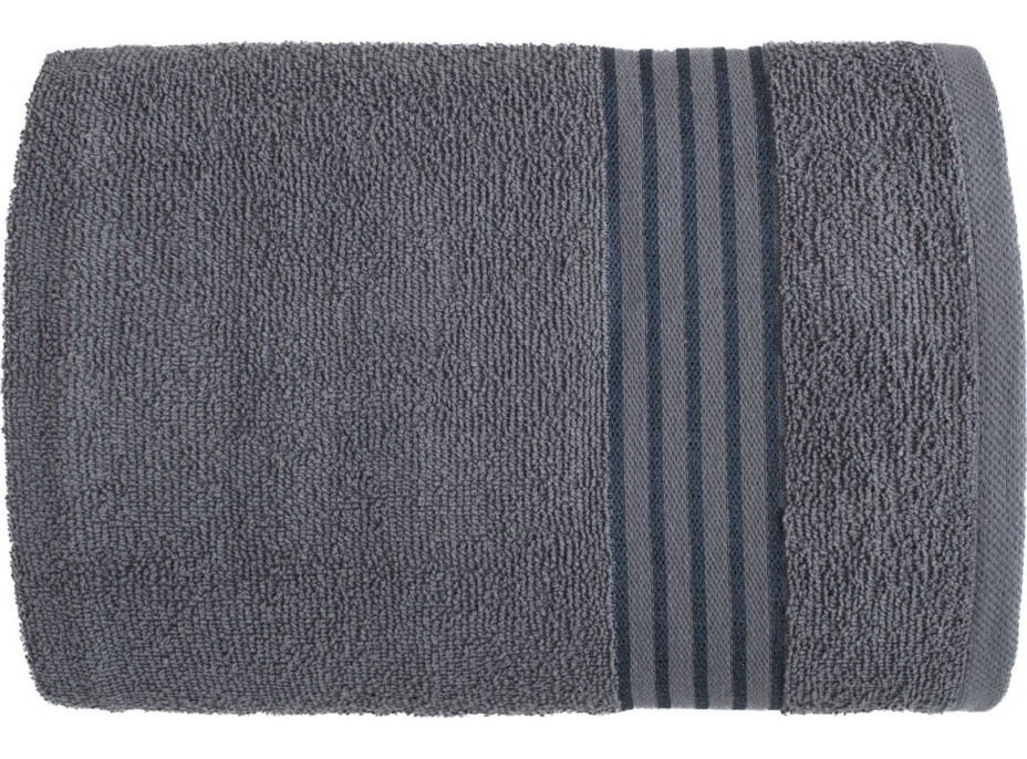 Bavlněný ručník RIDE - 50x90 cm - 400g/m2 - tmavě šedý