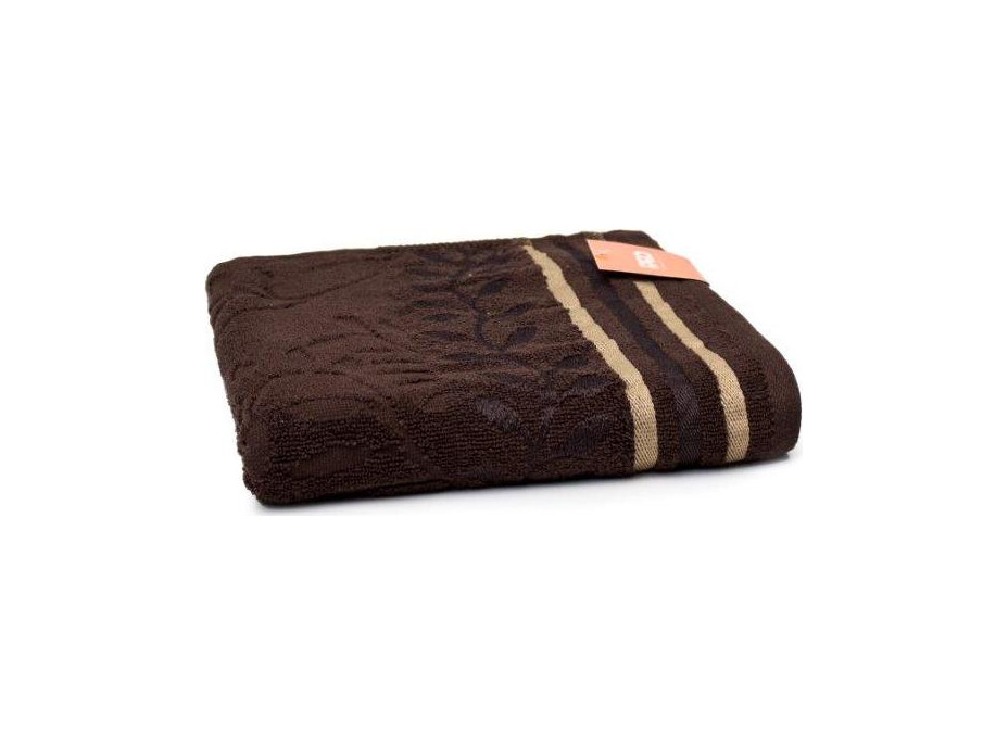 Bavlněný ručník TALE - 50x90 cm - 500g/m2 - hnědý