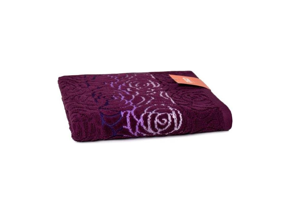 Bavlněný ručník BLOOM - 50x90 cm - 500g/m2 - červený