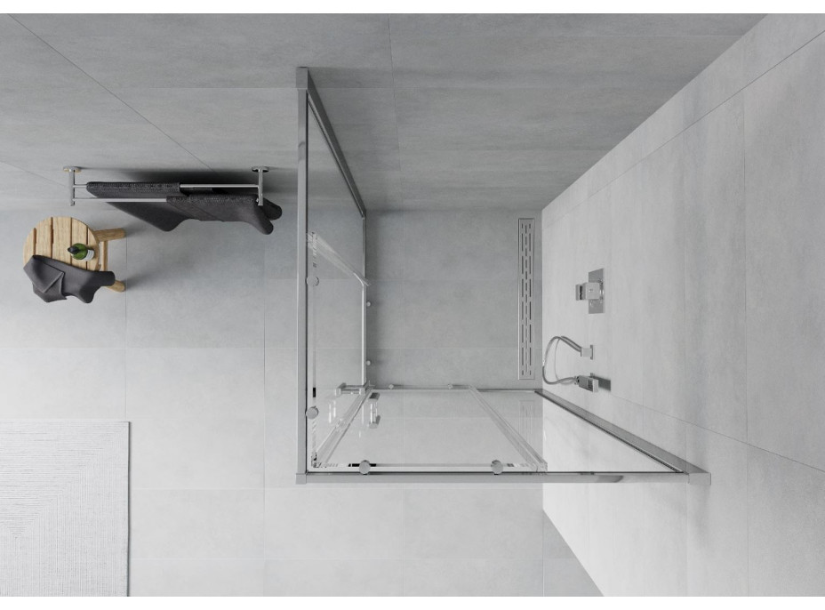 Sprchový kout MAXMAX MEXEN RIO transparent - 70x70 cm, 860-070-070-01-00
