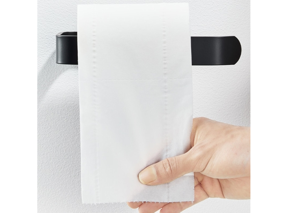 Držák toaletního papíru NARIM - černý