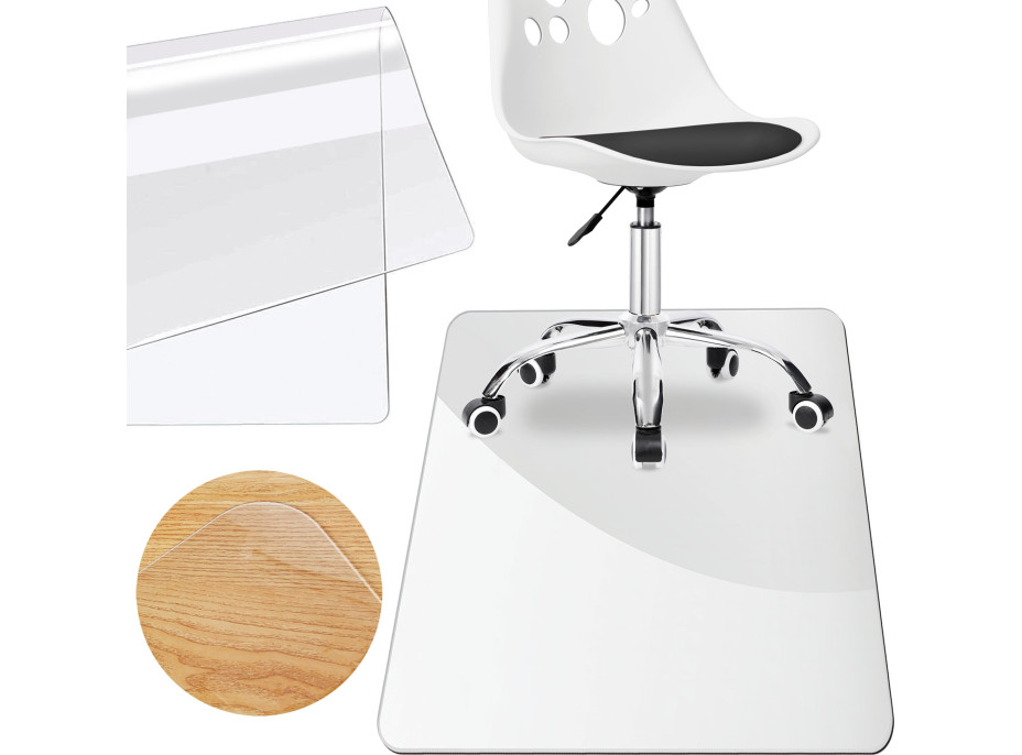 Ochranná podložka pod židli 120 x 90 x 0,7 cm - průhledná
