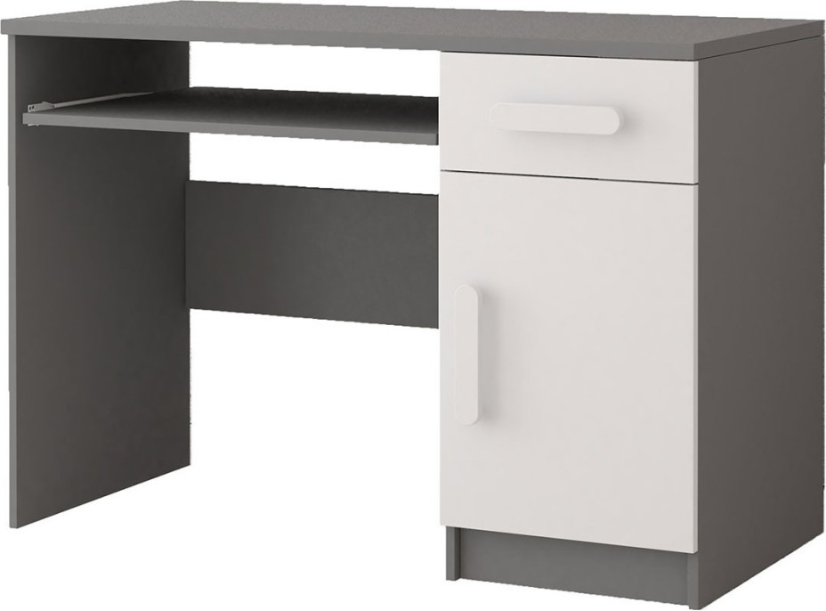 Psací stůl SMYK - šedý/bílý (více variant)