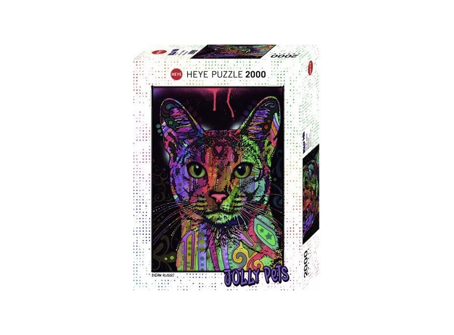 HEYE Puzzle Jolly Pets: Habešská kočka 2000 dílků