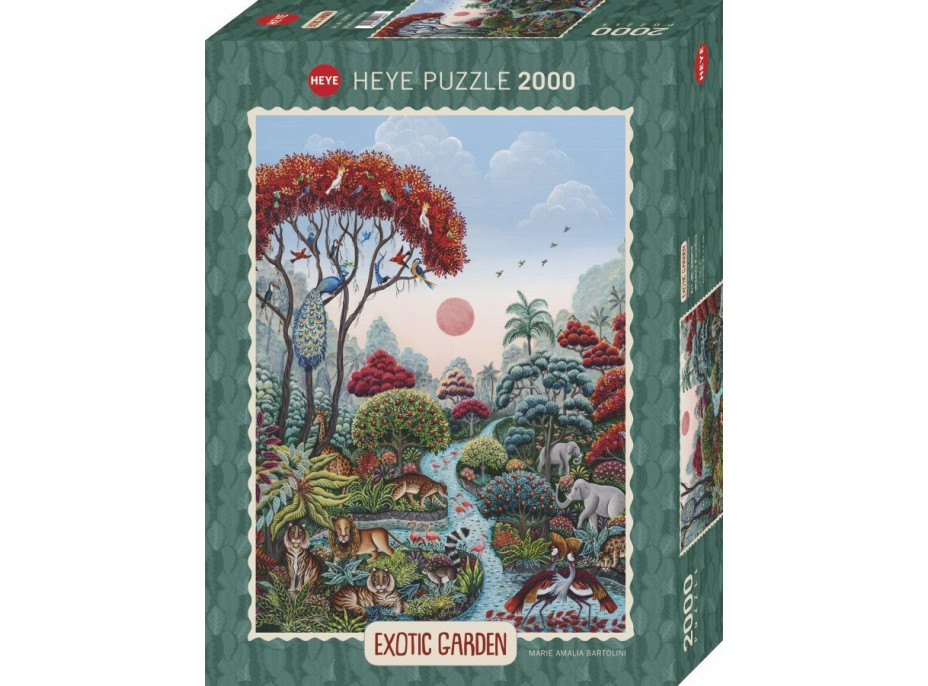 HEYE Puzzle Exotic garden: Ráj divočiny 2000 dílků