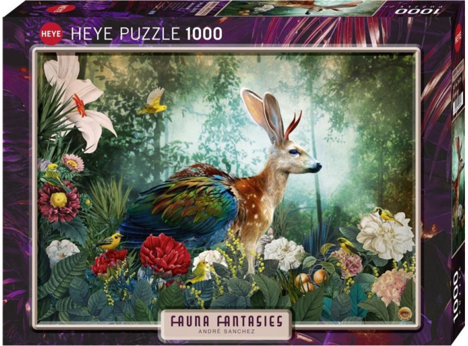 HEYE Puzzle Fauna Fantasies: Zajdalen 1000 dílků