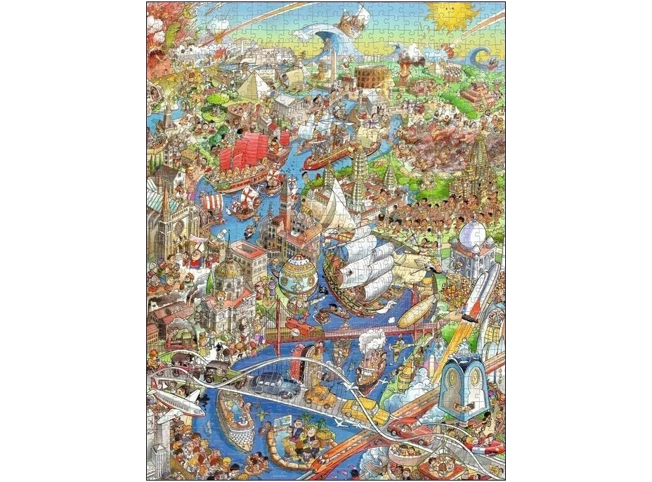 HEYE Puzzle Historická řeka 1500 dílků