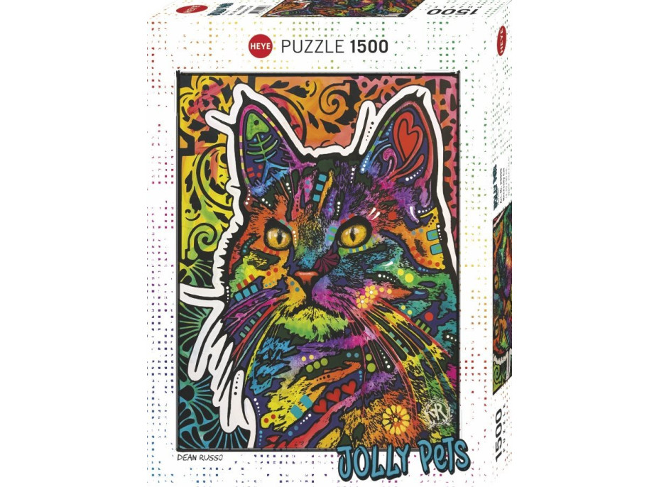 HEYE Puzzle Jolly Pets: Nezbytná kočka 1500 dílků