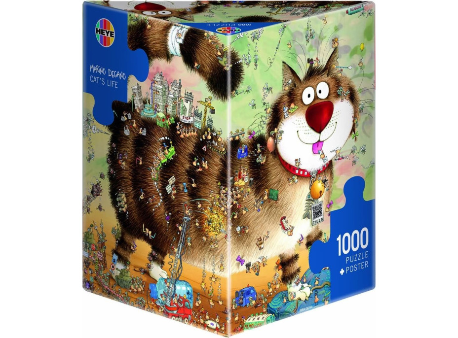 HEYE Puzzle Kočičí život 1000 dílků