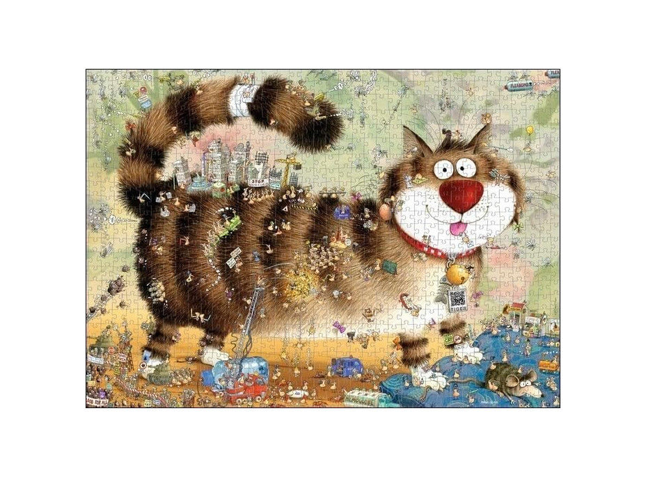 HEYE Puzzle Kočičí život 1000 dílků