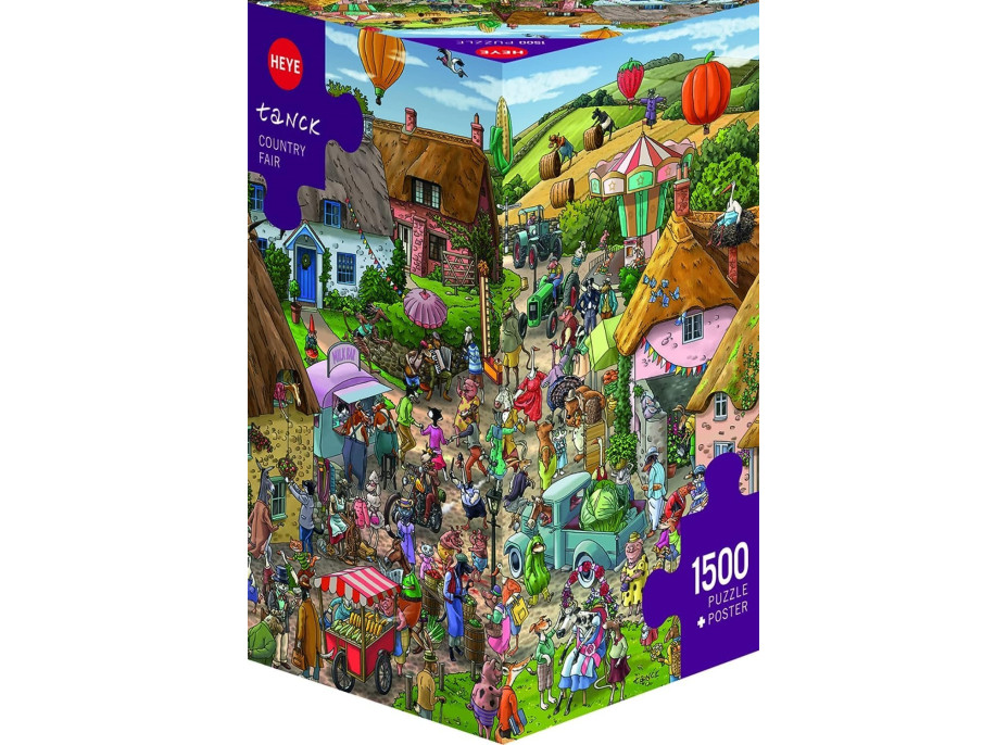 HEYE Puzzle Venkovský jarmark 1500 dílků