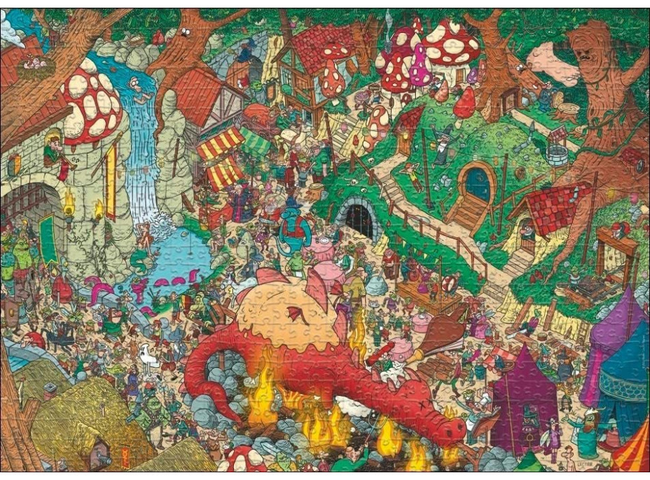 HEYE Puzzle Země fantazie 1000 dílků