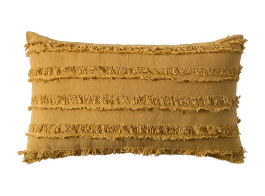 Dekorační polštář ETNO 50x30 cm - žlutý