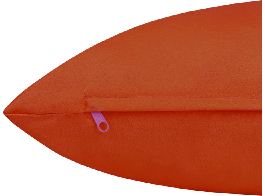 Povlak na polštář BASIC 45x45 cm - oranžový