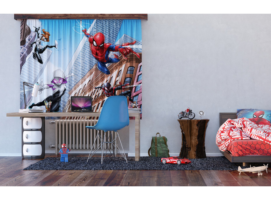 Dětský závěs MARVEL - Spider-man - 180x160 cm