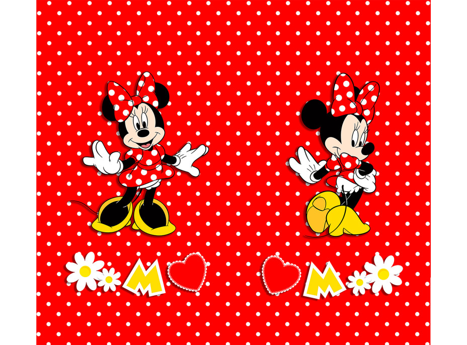 Dětský závěs DISNEY - Minnie fashion - 180x160 cm