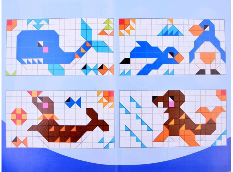 Barevná mozaika 4v1 Oceán