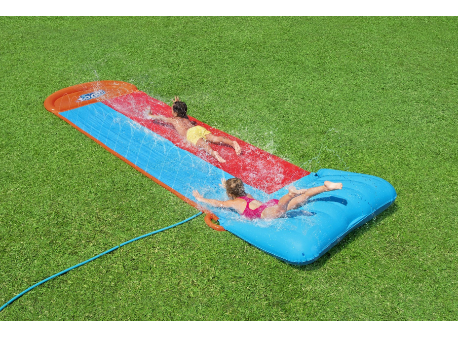 BESTWAY Dvojitá vodní skluzavka 488cm