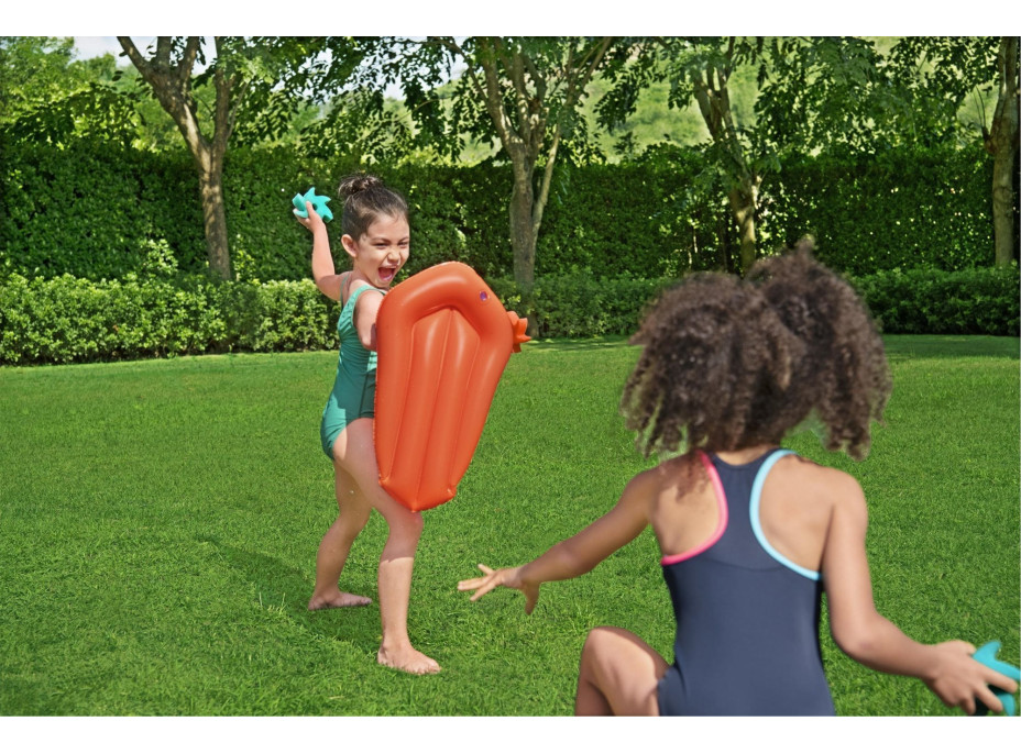 BESTWAY Dvojitá vodní skluzavka 488cm s kluzáky