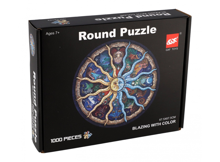 Kulaté puzzle Znamení zvěrokruhu 1000 dílků