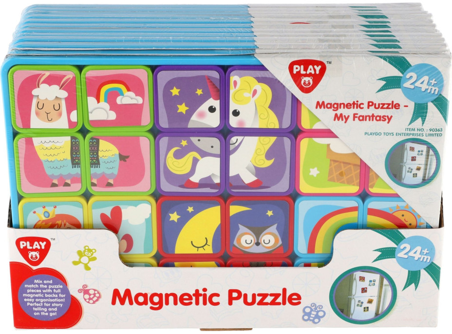 Magnetické puzzle Moje fantazie 6x4 dílky