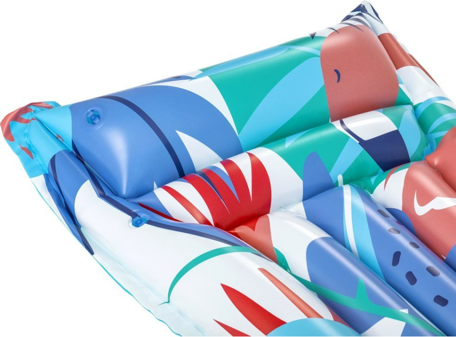 BESTWAY Nafukovací lehátko Tropical Plameňáci