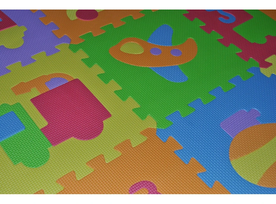 Pěnové puzzle Dopravní prostředky (28x28)