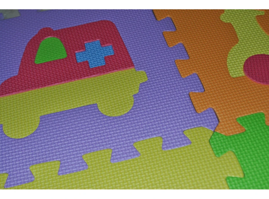 Pěnové puzzle Dopravní prostředky (28x28)