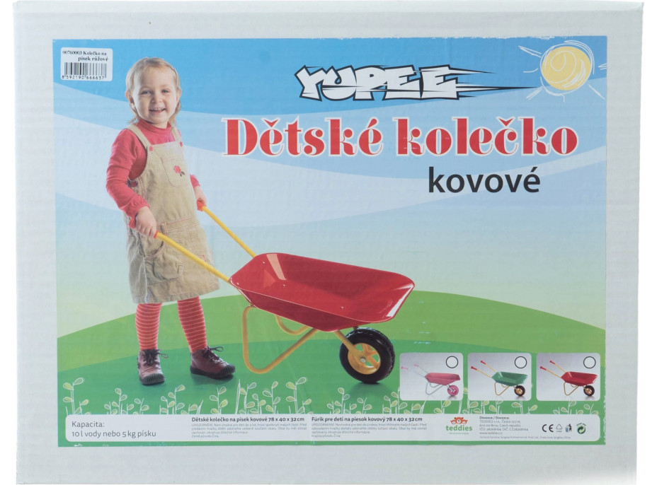 Plechové kolečko Yupee zelené