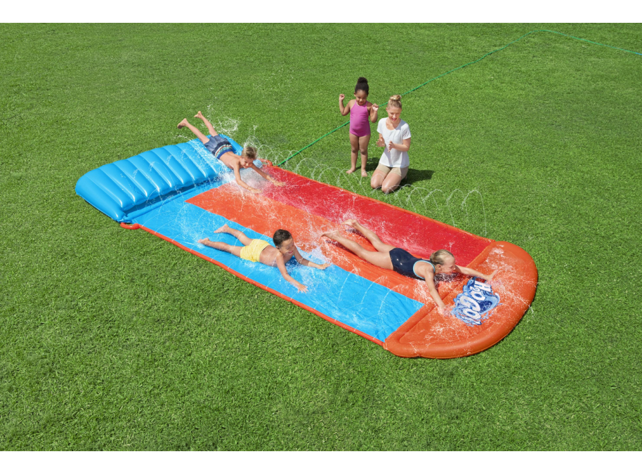 BESTWAY Trojitá vodní skluzavka 488cm