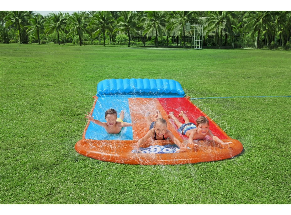 BESTWAY Trojitá vodní skluzavka 488cm