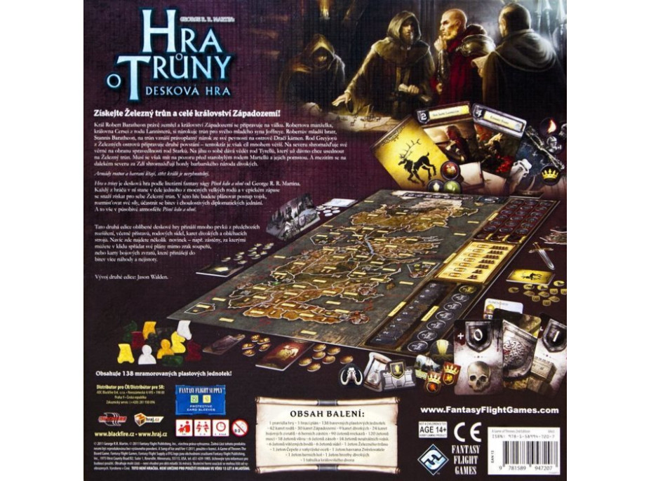 BLACKFIRE Hra o trůny - desková hra