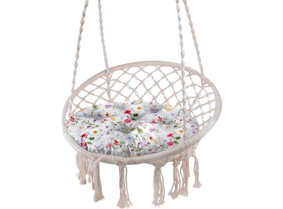Sedací polštář do závěsného křesla 65 cm - Royal Flower
