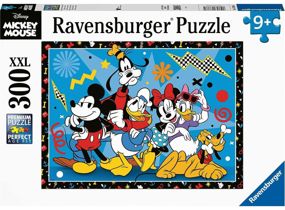 RAVENSBURGER Puzzle Mickey Mouse a přátelé XXL 300 dílků