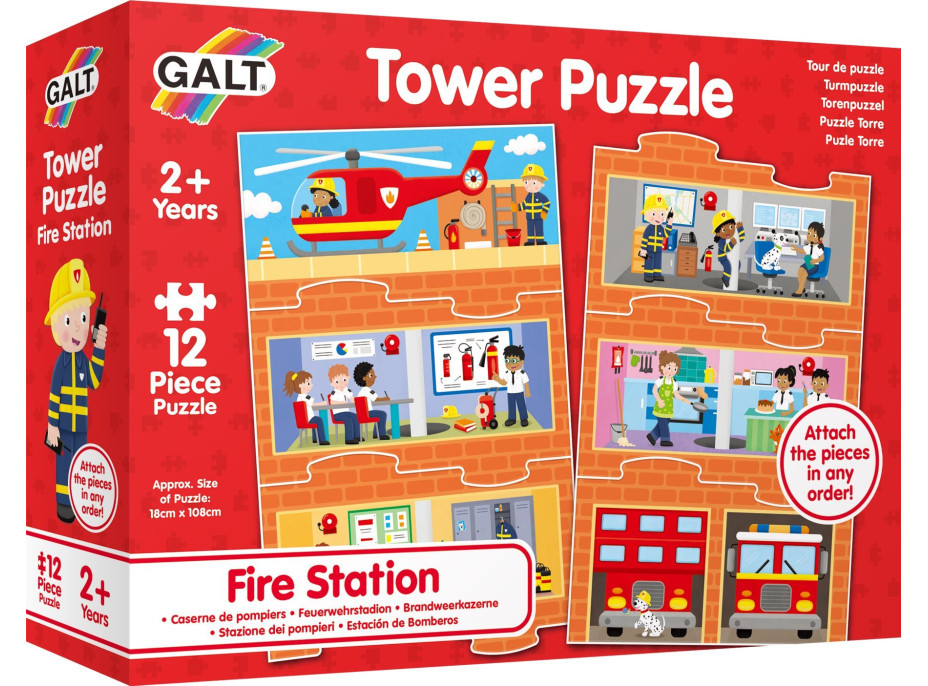 GALT Puzzle Požární stanice 12 dílků