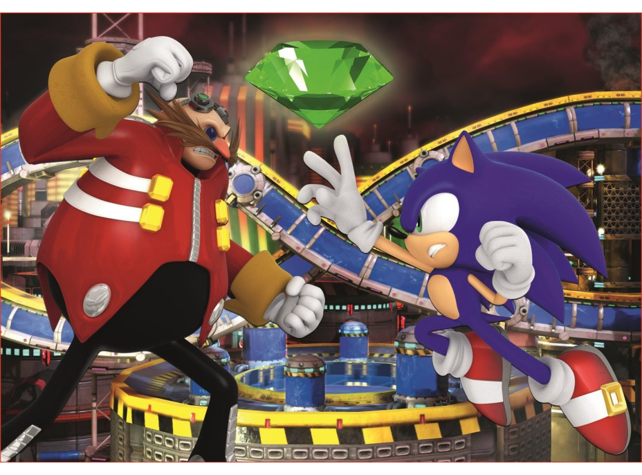 TREFL Puzzle Sonic: Dobrodružná jízda 4v1 (35,48,54,70 dílků)