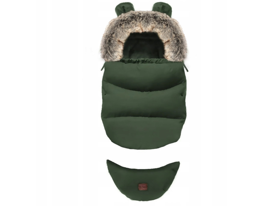 Rostoucí fusak do kočárku TEDDY GROW-UP - armádně zelený
