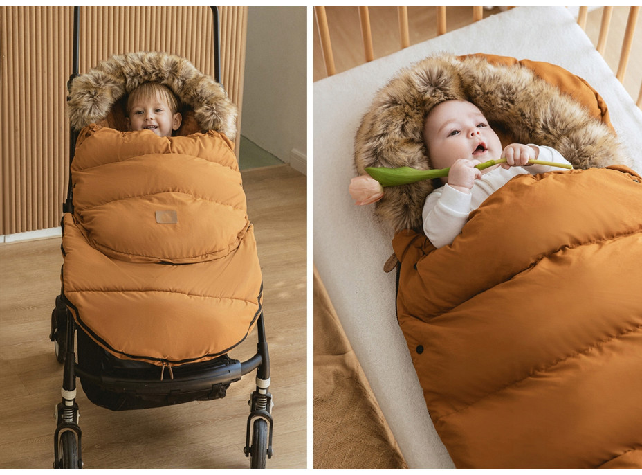 Rostoucí fusak do kočárku TEDDY GROW-UP - mořský modrý