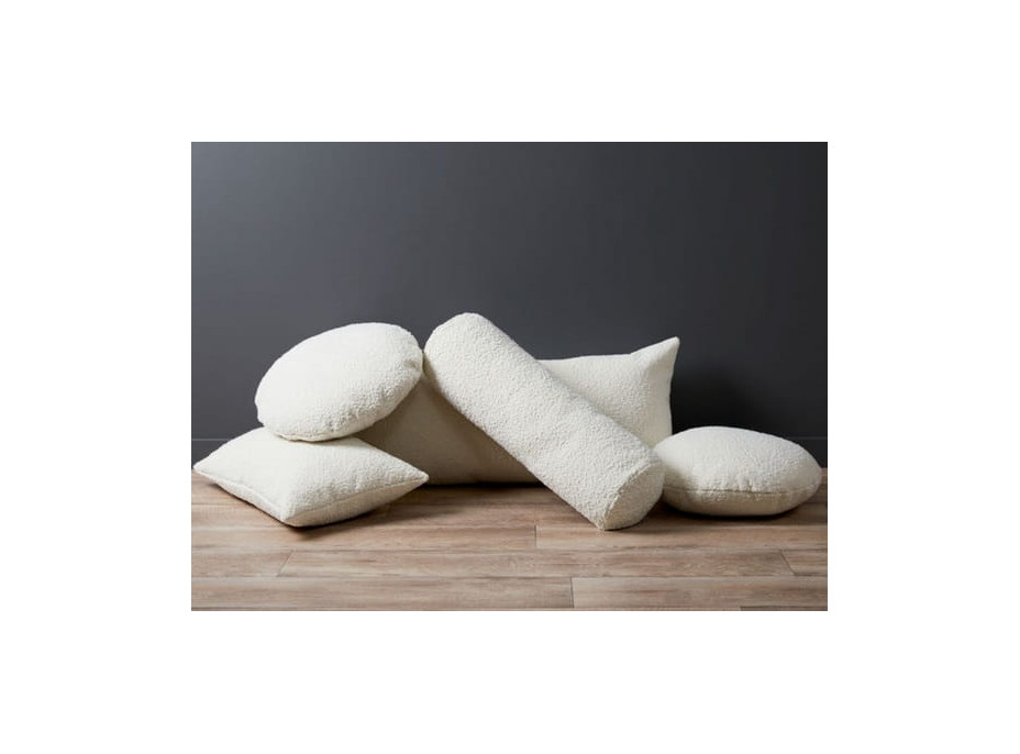 Polštář DECO Long 150 cm - ZEN - bouclé - krémový