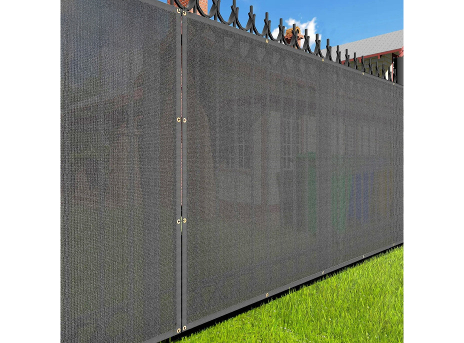 Clona na plot - 144x1000 cm - šedá