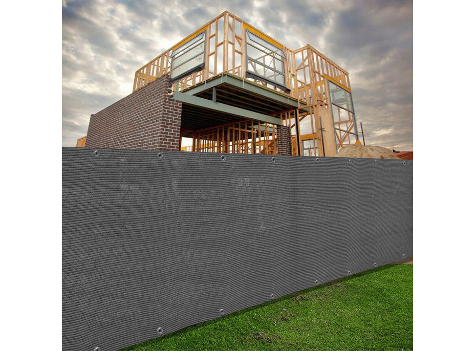Clona na plot - 144x1000 cm - šedá