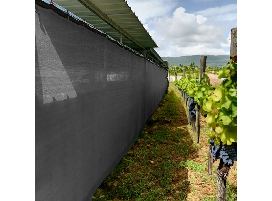 Clona na plot - 144x1000 cm - šedá