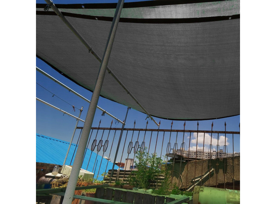 Clona na plot - 144x1000 cm - šedá