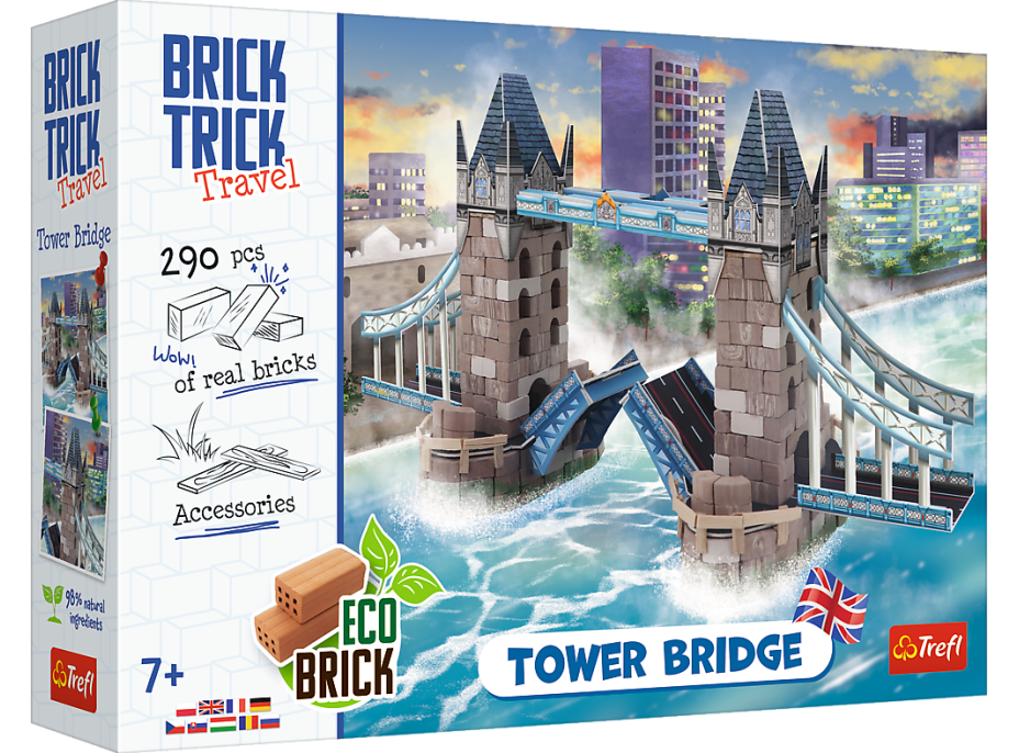 TREFL BRICK TRICK Travel: Tower Bridge L 290 dílů