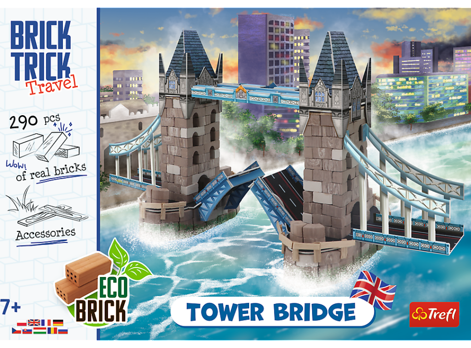 TREFL BRICK TRICK Travel: Tower Bridge L 290 dílů