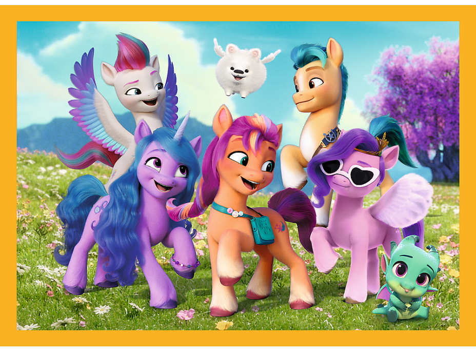 TREFL Puzzle My Little Pony: Seznamte se s poníky 4v1 (35,48,54,70 dílků)