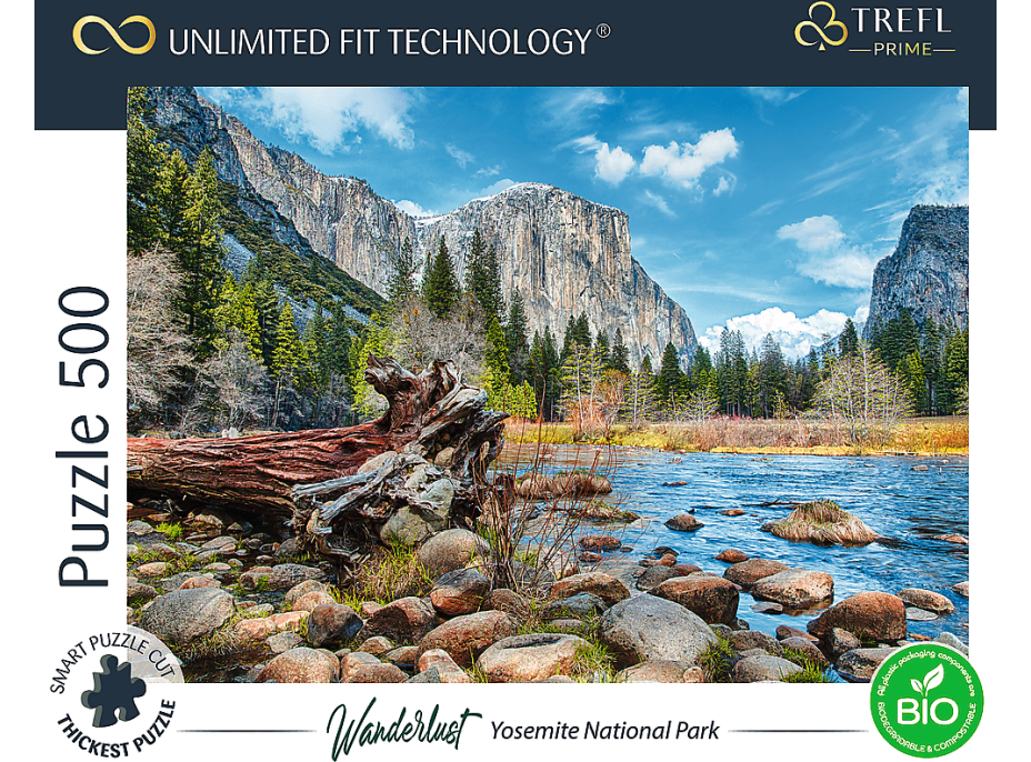 TREFL Puzzle UFT Wanderlust: Yosemitský národní park, Kalifornie, USA 500 dílků