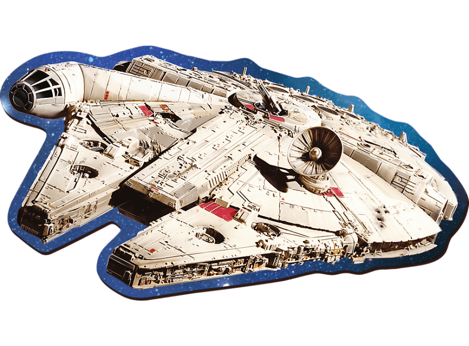 TREFL Wood Craft Origin puzzle Star Wars: Millennium Falcon 160 dílků