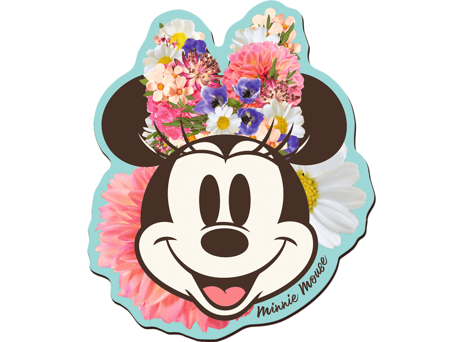 TREFL Wood Craft Origin puzzle Stylová Minnie 160 dílků